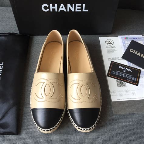 chanel espadrilles single vs double sole|Chanel leather espadrilles.